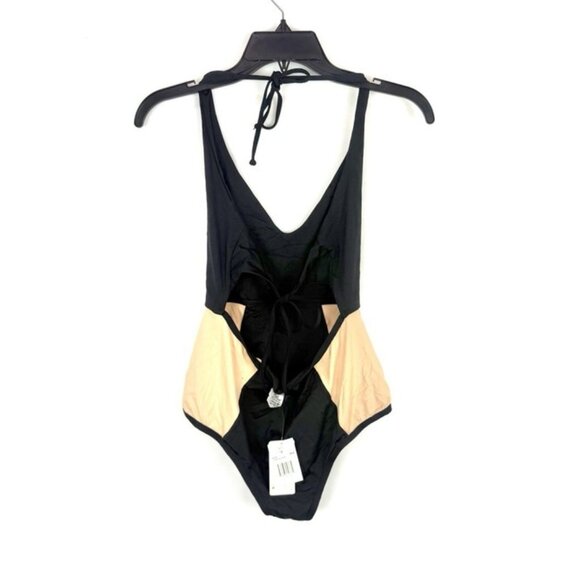 L Space Women’s Black One Piece Swimsuit Size 12 - Picture 4 of 4